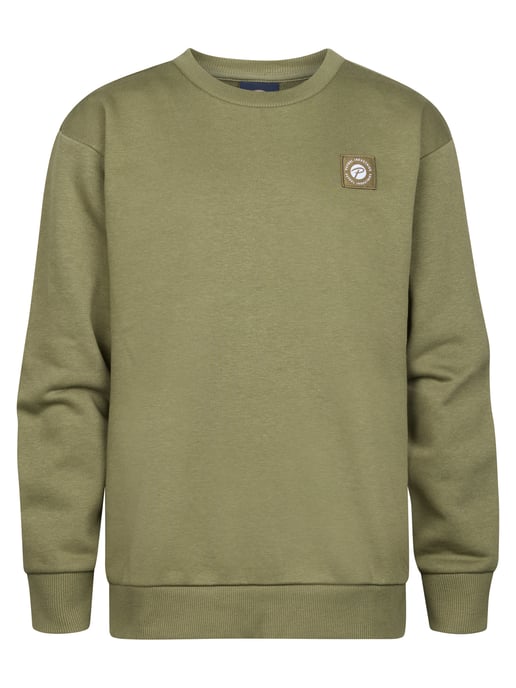 Petrol Industries - Jongens Logo Sweater Oceanic - Groen - Image 1