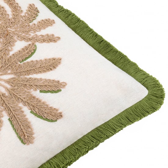 furn. Palm Embroidered Cushion Cover - Image 4