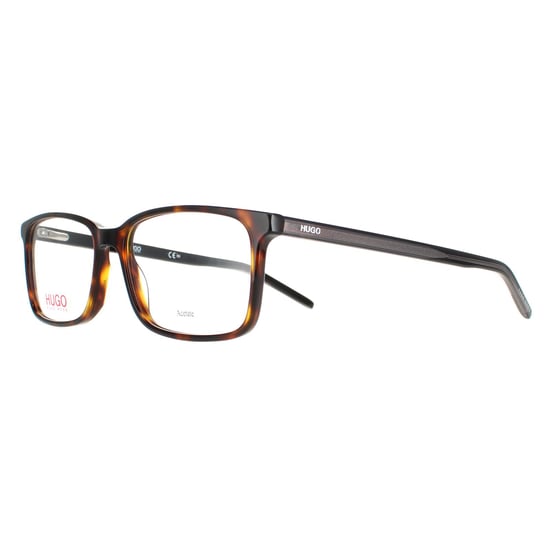 Hugo by Hugo Boss Square Mens Havana Grey Glasses