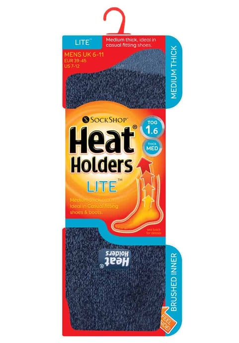 Heat Holders Lite - Herr 1.6 TOG Termiska fritidsstrumpor 6-11 UK - Image 2