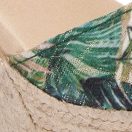 Confortable wedge sandal Montevita in Green