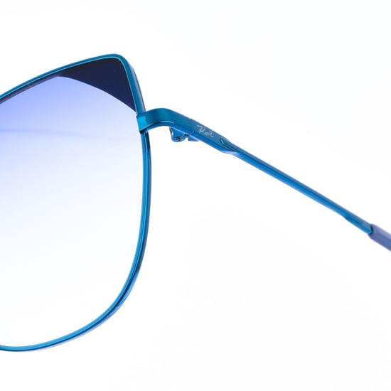 Butterfly-shaped metal sunglasses KL341S women