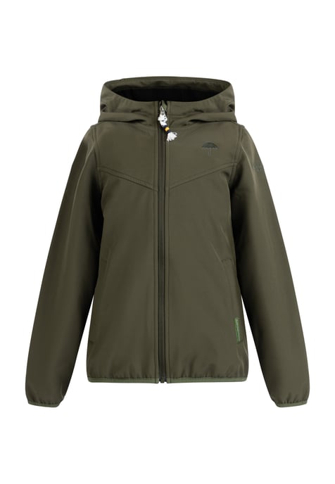 Schmuddelwedda softshell blouson Meisje donkere olijf - Image 1
