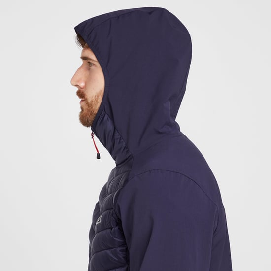 OEX Men's Water Repellent Ulsta Hybrid Full Zip Jacket with Thinsulatesynthetic Insulation