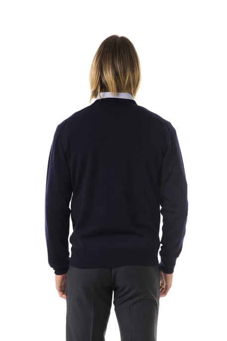 Uominitaliani Men's Blu Sweater