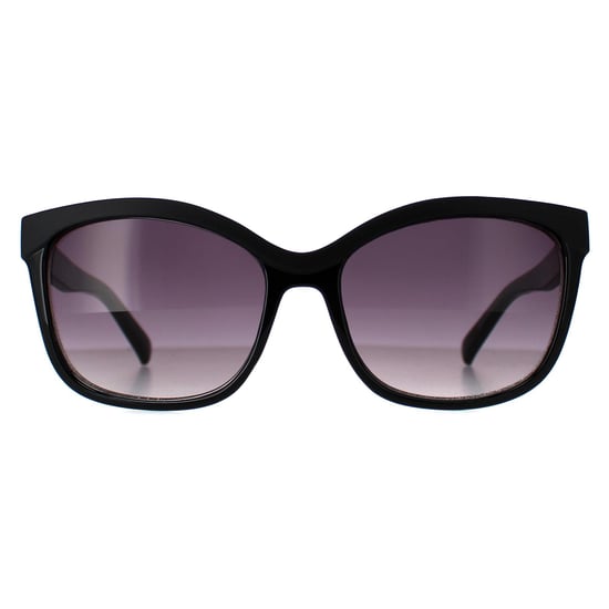 Guess Cat Eye Womens Shiny Black Smoke Gradient GF0300 - Image 1