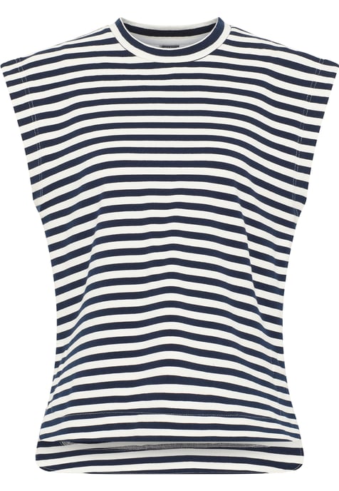 Dreimaster T-Shirt women marine white - Image 1