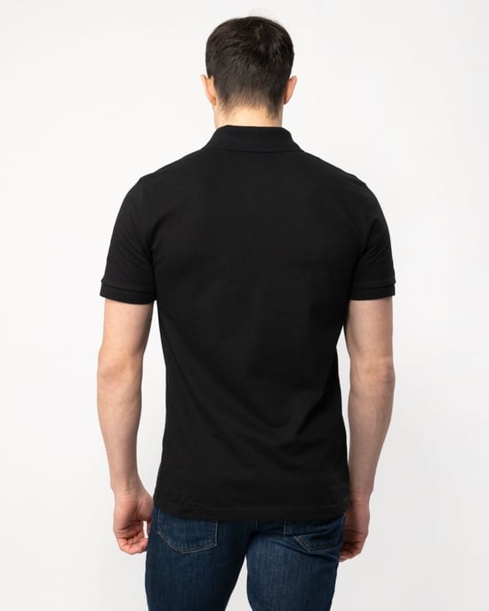 BOSS Orange Passenger Mens Stretch-Cotton Slim-Fit Polo Shirt with Logo Patch NOS - Image 4