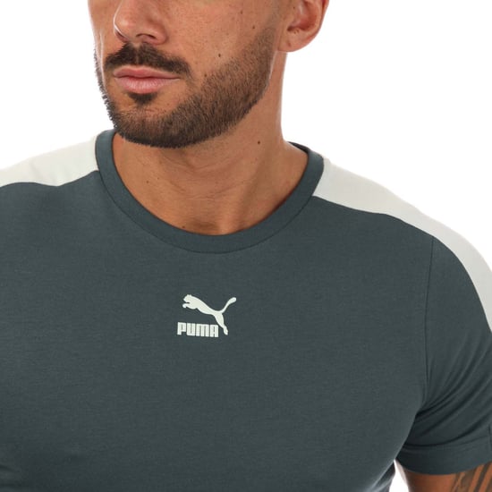 Men's Puma CLSX T-Shirt in Grey