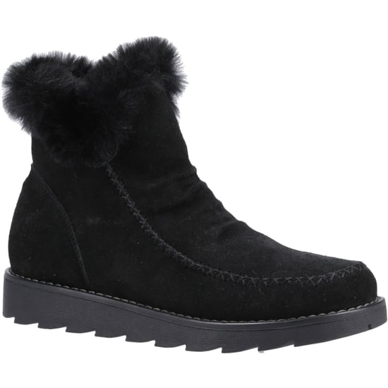 Hush Puppies Moira Mocka Damstövlar Svart - Image 1