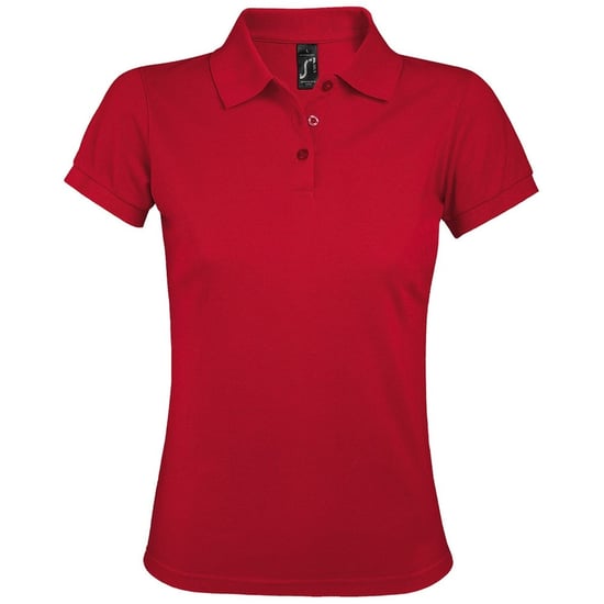 SOLS Dames/dames Prime Pique Polo Shirt (Rood) - Image 1