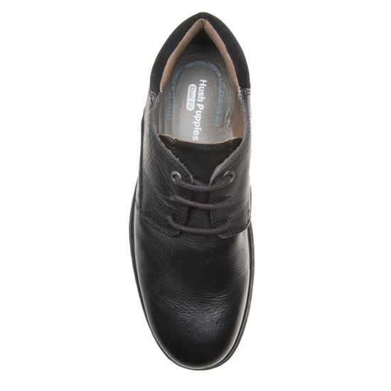 Hush Puppies Mens Max Hanston Lace Up Dress Shoe (Black)