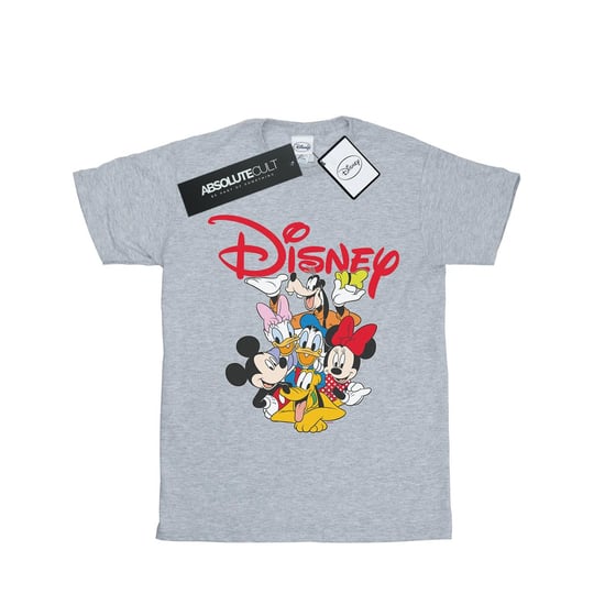 Disney Dames/Dames Mickey Mouse Crew Katoenen Vriend T-shirt (Sportgrijs) - Image 1