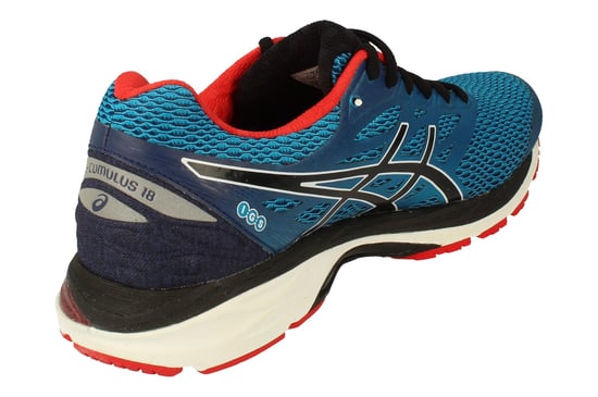 Asics Gel-cumulus 18 Heren Blauwe Sneakers - Image 3