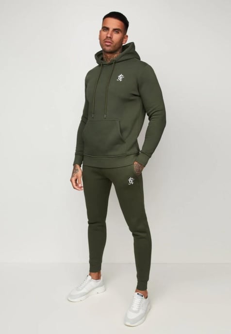 Gym King Basis Mens Tracksuit Green - Image 1