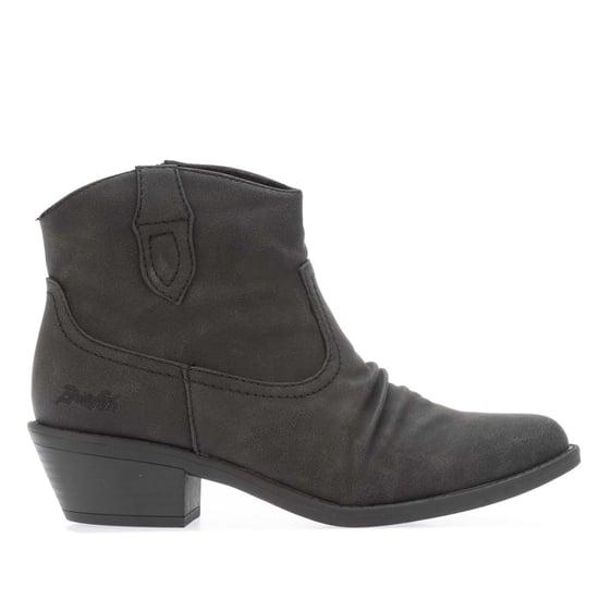 Women's Blowfish Malibu Lane Western Ankle Boots in Black