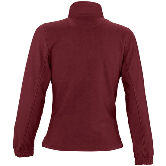 SOLS Dames/dames North Full Zip Fleece Jacket (Bourgondië) - Image 2