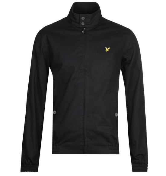 Lyle & Scott Jet Black Harrington Jacket - Image 1