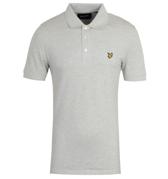 Lyle & Scott Light Grey Polo Shirt - Image 1
