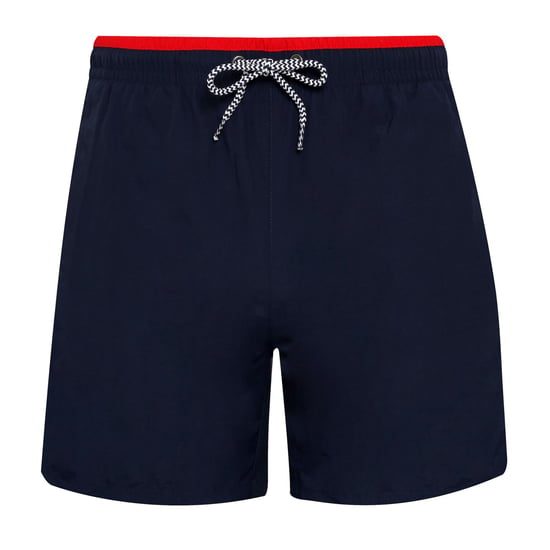 Asquith & Fox Mens Swim Shorts (Navy/Red) - Image 1