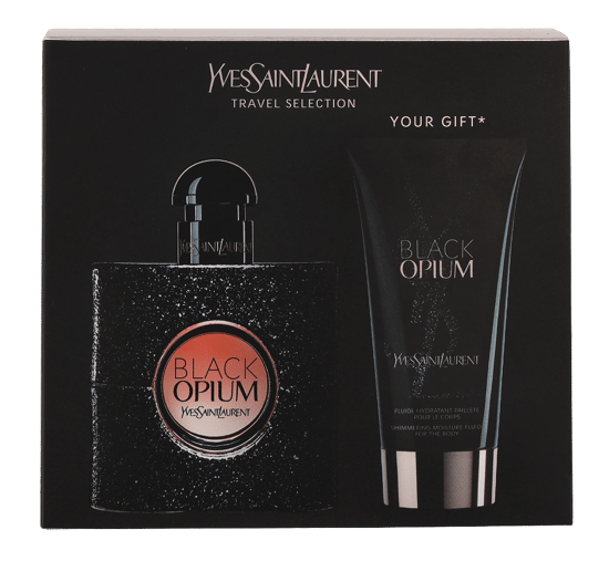 Yves Saint Laurent Black Opium Eau De Parfum 50ml + Body Lotion 50ml Gift Set