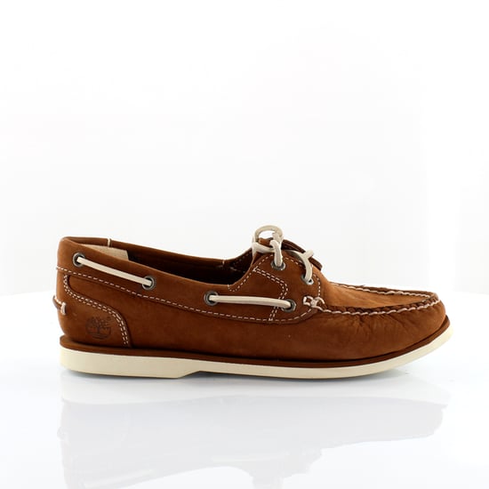 Timberland Amherst Classic 2 Eye Brown Leather Lace Up Womens Boat Shoes 8247R