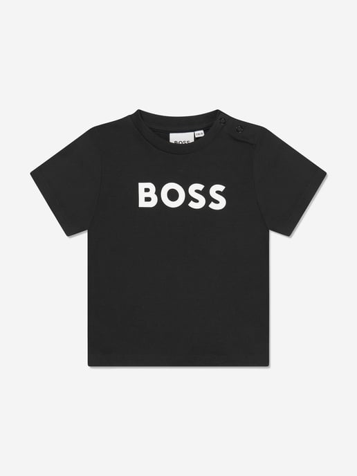 BOSS Baby Boys Logo T-Shirt in Black