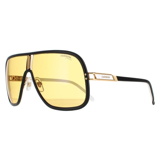 Carrera Aviator Unisex Matte Black Yellow Yellow Flaglab 11