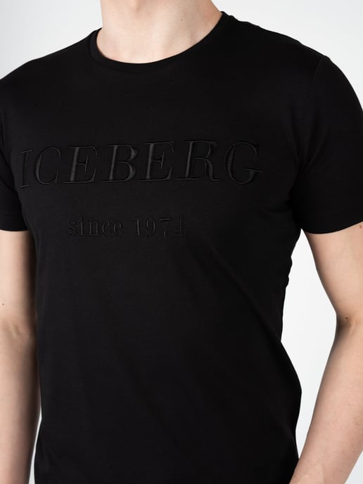 Iceberg T-Shirt C-Neck Mannen zwart - Image 5