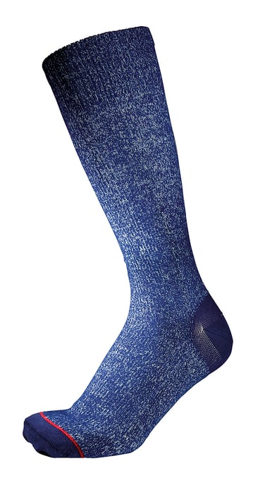1000 Mile - Ladies Lightweight Walking Repreve Breathable Anti Blister Socks - Ultramarine Marl - Image 1