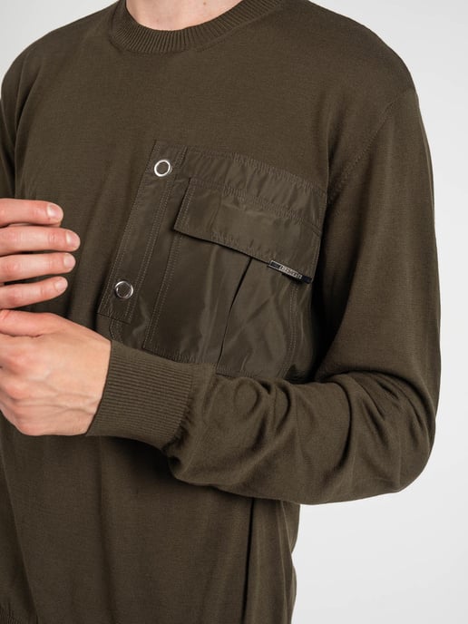 Les Hommes Pullover Men's Green - Image 5