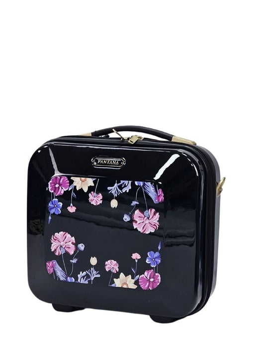 Hard Shell Black Luggage Cosmetic Bag
