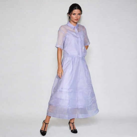 Organza overhemd met korte mouwen en flappen - Image 4