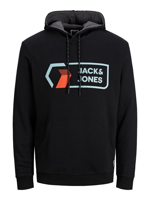 Jack & Jones Mens Hoodie Logo Printed - Image 1
