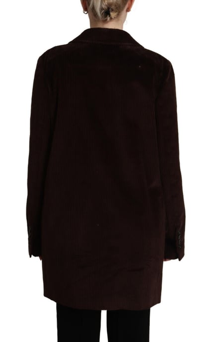 Long Double Breasted Trench Coat with Notch Lapel by Dolce & Gabbana - Image 3