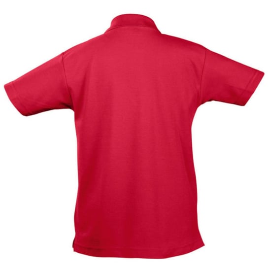 SOLS Kids Unisex Summer II Pique Polo Shirt (Red)