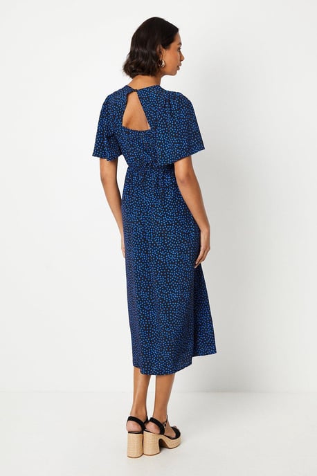 Cobalt Spot Margot Dress