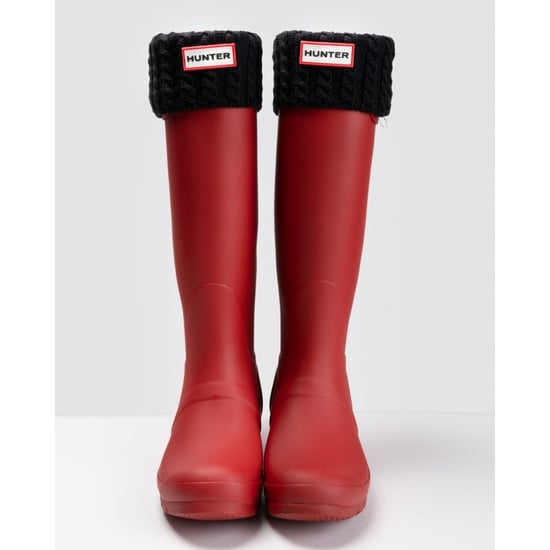 Hunter Recycled Mini Cable Tall Boot Sock - Image 3