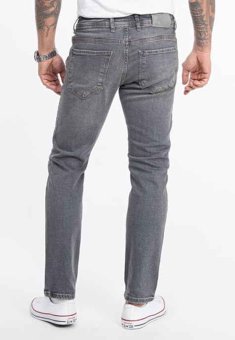 Rock Creek Jeans Straight Leg Grau - Image 3