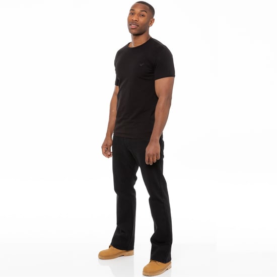 Enzo Heren Bootcut Stretch Denim Jeans - Image 6