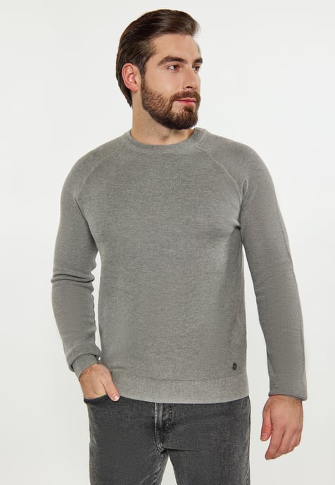 Dreimaster Jumper Heren grijs melange - Image 3