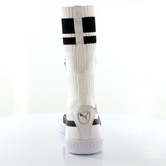 Puma Basket Sock Style EvoKnit White Textile Womens Trainers 365832 01