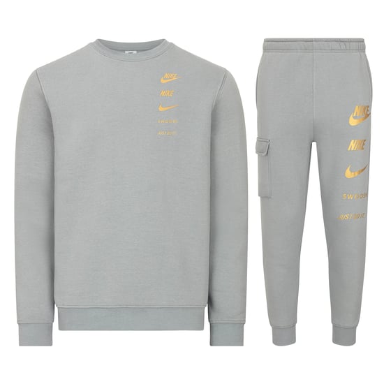 Nike Men's Standard Issue Tracksuit Set Cool Grey