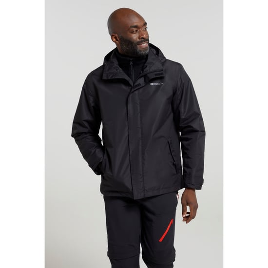 Mountain Warehouse Mens Fell II 3 in 1 Jacka (Svart) - Image 1