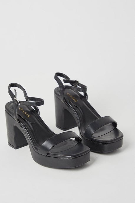 Maddie Platform High Block Heeled Sandals - Image 3