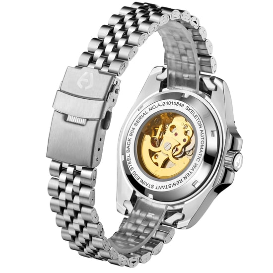 Hand Assembled Anthony James Limited Edition Skeleton Sports Automatic Steel