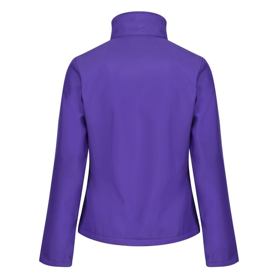 Regatta Standout Womens/Ladies Ablaze Printable Soft Shell Jacket (Purple/Black)