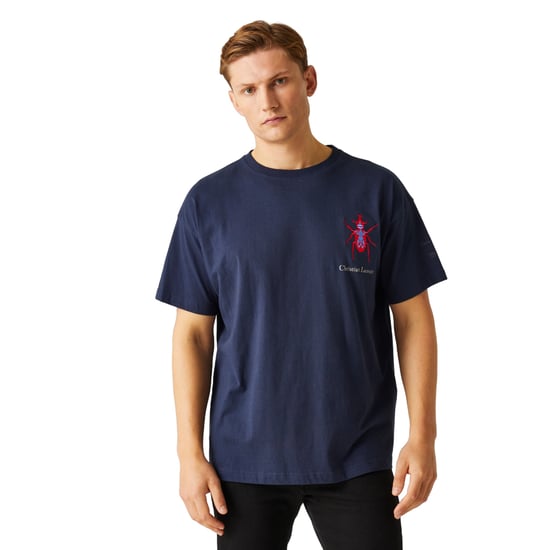 Regatta Mens Christian Lacroix Aramon Beetle T-Shirt (Navy) - Image 3