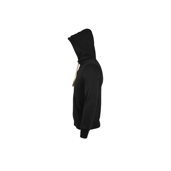 SOLS Sherpa Unisex Zip-Up Hooded Sweatshirt / Hoodie (Black)