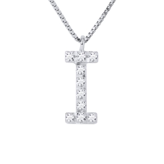 DIADEMA - Necklace with Diamonds - I - White Gold - Chaine Véntienne